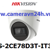 CAMERA-HIKVISION-CAMERA HIKVISION-HD-TVI 2 MP ULTRA LOWLIGHT 0.005 LUX CHUYÊN DỤNG BAN ĐÊM & CHỐNG NGƯỢC SÁNG-DS-2CE78D3T-IT3F